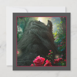 ブラック美しいフリシアンホース – グリーティングカード シーズンカード