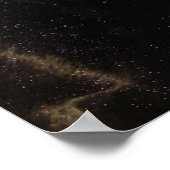 ブラック美しいフリシアンホース – ポスター (角)