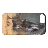 ブラック美しいフリーシアホース – iPhoneケース Case-Mate iPhoneケース (裏面(横))