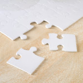 ブラック美しい馬ポートレート ジグソーパズル (側面)