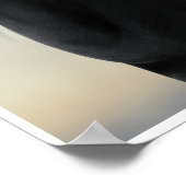 ブラック美しい – ブラックフライアシアンホースポートレート ポスター (角)