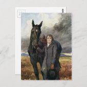 ブラック美しい – 彼女は彼女の馬のために私を選択 ポストカード (正面/裏面)