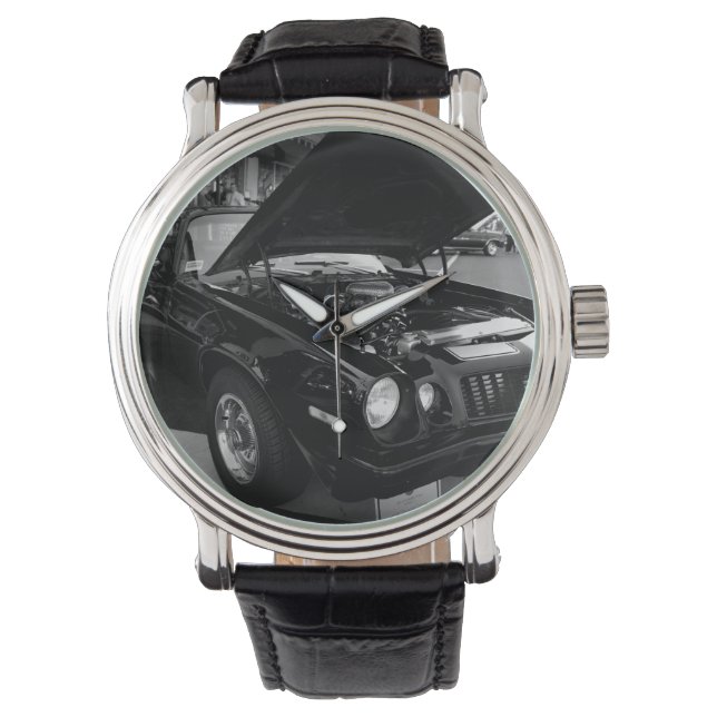 ブラック美しい 腕時計 (正面)