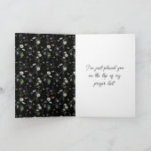 ブラック考えの花 カード (内部)