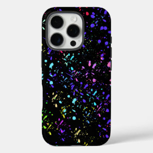 ブラック芸術的のパターンデザイン iPhone 16 PROケース