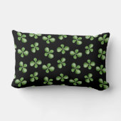 ブラック葉の緑の多肉球 ランバークッション (裏面)