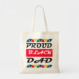 ブラック誇りを持ったパパジュネグ トートバッグ