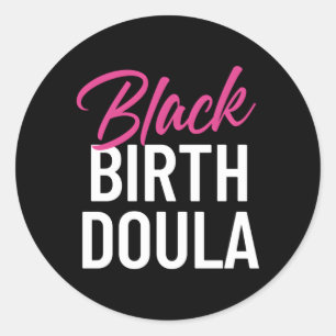 ブラック誕生ドゥラ定義アフリカンアメリカン ラウンドシール