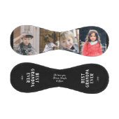 ブラック誕生日グランパ4フォトコラージュ野球 野球ボール (パネル)