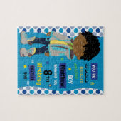 ブラック誕生日ボーイ ジグソーパズル (横)