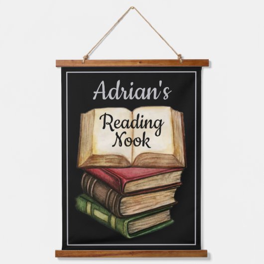 ブラック読ズヌーク 吊り下げ型タペストリー (正面)