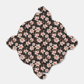 ブラック赤面ピンクローズ金ゴールドフローラ フェイバーボックス (折り畳みなし)