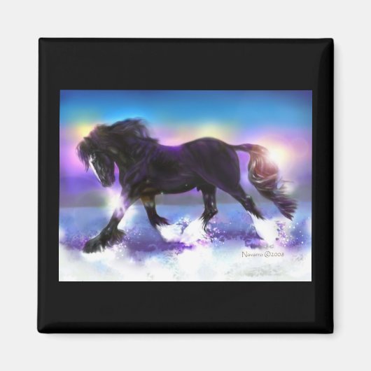 ブラック足シャー マグネット (正面)