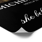 ブラック金ゴールドおめでとう院生 ポスター (角)