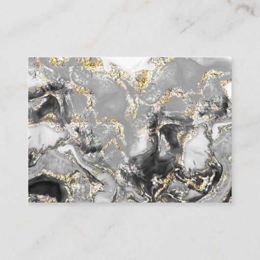 ブラック金ゴールドイ結婚ンクのWebサイトのエンクロージャカード エンクロージャーカード (裏面)