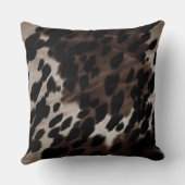 ブラック金ゴールドウエスタンコウィド クッション (裏面)