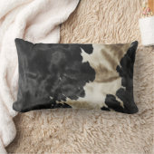 ブラック金ゴールドウエスタンコウィド ランバークッション (ブランケット)