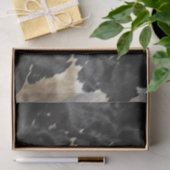 ブラック金ゴールドウエスタンコウィド 薄葉紙 (ギフト)