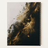 ブラック金ゴールドエレガントホワイトグラマーグリッタープランナー プランナー手帳 (裏面)