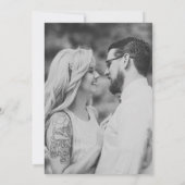 ブラック金ゴールドエレガントラスベガスデスティネーションウェディング 招待状 (裏面)