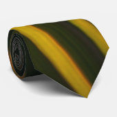 ブラック金ゴールドオレンモダンジストリークパーソナライズされた ネクタイ (ロール)