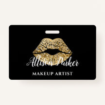 ブラック金ゴールドキスリップメイクアップアーティスト