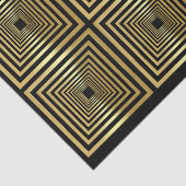 ブラック金ゴールドギフトラッピングティッシュペーパー 薄葉紙 (詳細)