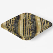 ブラック金ゴールドクリスマスパターン#28 ID1009 ペーパープレート (傾斜あり)