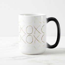 ブラック金ゴールドグラムXOXO モーフィングマグカップ