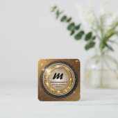 *~*ブラック金ゴールドグリッタードラマチックGlam AP65 スクエア名刺 (スタンド正面)