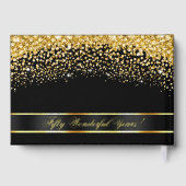 ブラック金ゴールドグリッター50周年記念 ゲストブック (裏面)