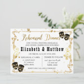 ブラック金ゴールドコメディと悲劇リハーサルディナー 招待状 (スタンド正面)