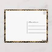 ブラック金ゴールドサンキューギャツビー黒アールデコズ ポストカード (裏面)