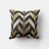 ブラック金ゴールドシボロンデコピロー クッション (裏面)