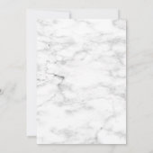 ブラック金ゴールドスクリプトマーブルリハーサルディナー招待状 招待状 (裏面)