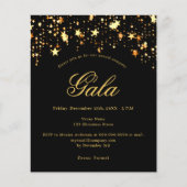 ブラック金ゴールドスターの年次カンパニーのギャラ招待 (正面)