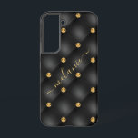 ブラック金ゴールドダイヤモンド名前をカスタムするサムスンギャラクシーケース SAMSUNG GALAXY S22ケース<br><div class="desc">サムスンギャラクシーケースまたはエレガント黒金ゴールドダイヤモンドタフテッドラグジュアリーあなたの名前ゴールデンジェムストギフト – あなたの名前を追加/文字 – あなたの特別なギフトを作る！カスタマイズツールを使用して、文字/要素のサイズ変更、移動、削除、追加を行う選択/追加お気に入りのフォント/カラー/サイズ！デザイン・バイ・ミグーン！私の他のプロジェクト/デザインと絵画を見なさい。1000以上のZazzle製品に私のデザインを転送することもできる。Good Luck - Be Happy :)</div>