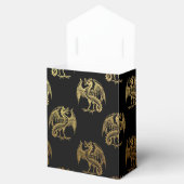 ブラック金ゴールドドラゴンパターンパーティー特典ボックス フェイバーボックス (オープン)