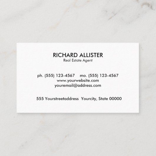 ブラック金ゴールドハウスロ実在ゴエステート 名刺 (裏面)