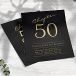 ブラック金ゴールドバジェット50th誕生日招待状 チラシ<br><div class="desc">私たち楽しむのブラック金ゴールド予算50th誕生日招待状フライヤーズを送信して、愛する人と一生に一度のお祝い!これらの財布フレンドリー招待状はカスタマイズ、あなたの特別な日をさらに記憶に残らせるためにあなたの仕様に完全に行うことができる。美しいブラックと金ゴールドのデザインを備えた50歳の誕生日の招待状パーソナライズされたは、お客様に感動を与え、あなたのマイルストーンのお祝いを忘れられない。低予算招待状チラシ。 ***ご注意この予算オプションはチラシ（封筒は含まない）なので低価格 – SATINオプションはより厚い選択である。デザインは、RSVPや指示などの余分な文字のための背面(yes、付加価値！)に追加の詳細テンプレートを持っている。</div>