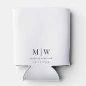 ブラック金ゴールドバラゴシック結婚披露宴 缶クーラー (裏面)