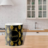 ブラック金ゴールドパイナップル名 コーヒーマグカップ