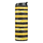 ブラック金ゴールドビーストライプズ黄 タンブラー (回転左)