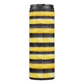 ブラック金ゴールドビーストライプズ黄 タンブラー (裏面)