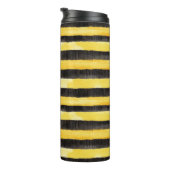 ブラック金ゴールドビーストライプズ黄 タンブラー (回転右)
