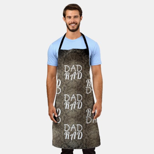 ブラック金ゴールドフェスティバル |素晴らしいパパ |父の日のエプロン エプロン (着用した状態)