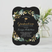 ブラック金ゴールドフローラの卒業 招待状 (スタンド正面)