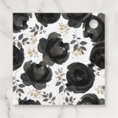 ブラック金ゴールドフローラグ葉ラム結婚ズ フェイバータグ (裏面)