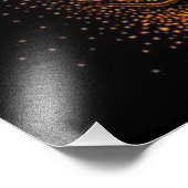 ブラック金ゴールドブッダ フォトプリント (角)