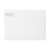 ブラック金ゴールドブライダルシャワー ラップアラウンドラベル (正面)